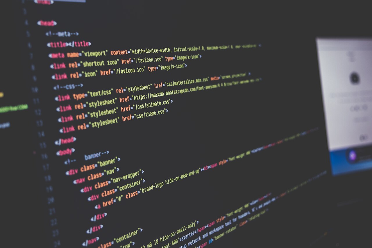 Source code displayed on a computer screen